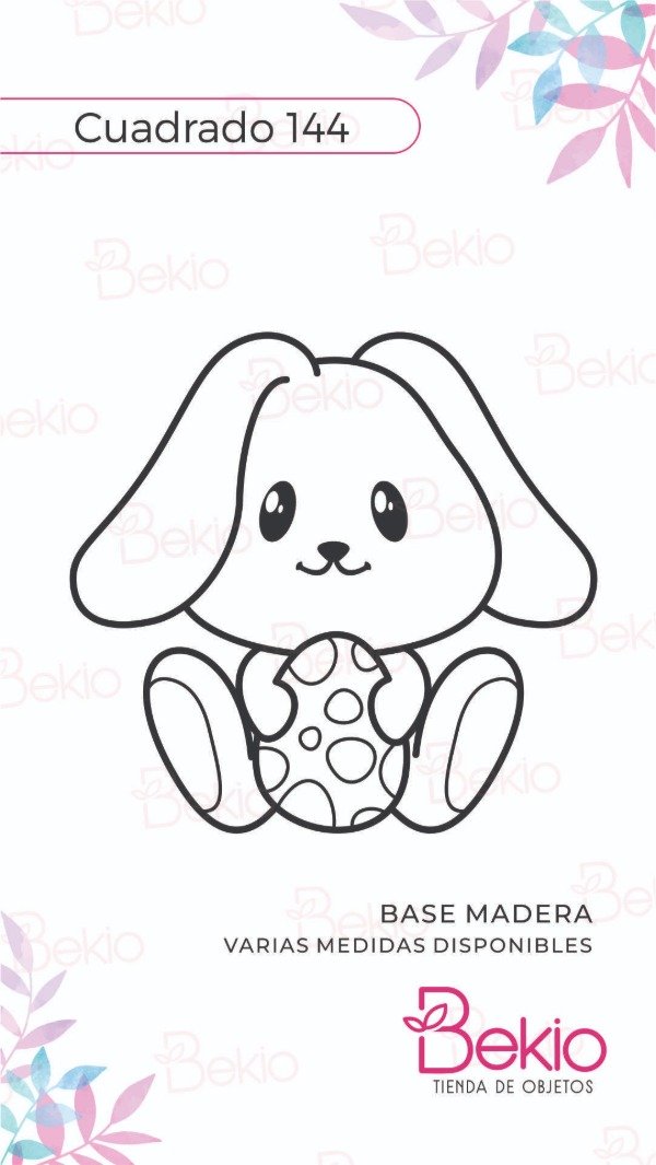 Producto - Sello Cuadrado 144 - Pascuas
