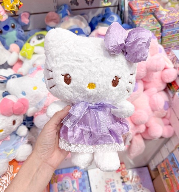 Producto - Peluche Hello Kitty con vestido (2 colores) (WA-090)