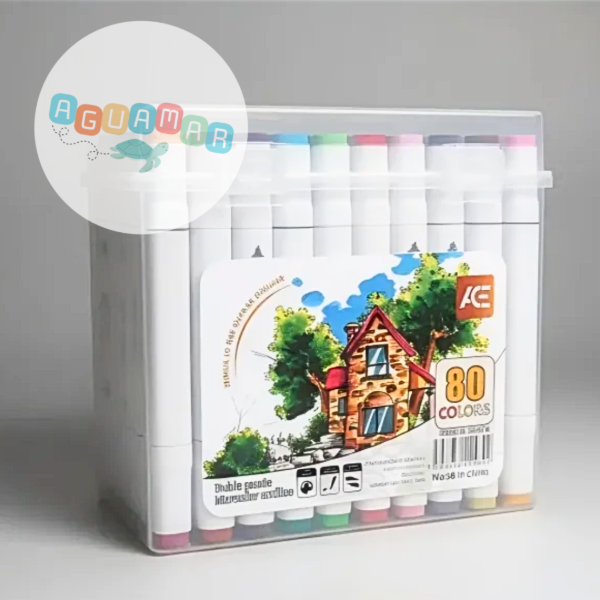 Producto - Marcadores Doble punta x 60