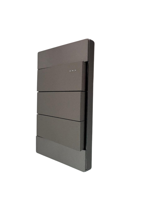 Producto - Tecla Luz Llave Armada Triple 3 Canales Max 16a 250v Marca BHP Moderno