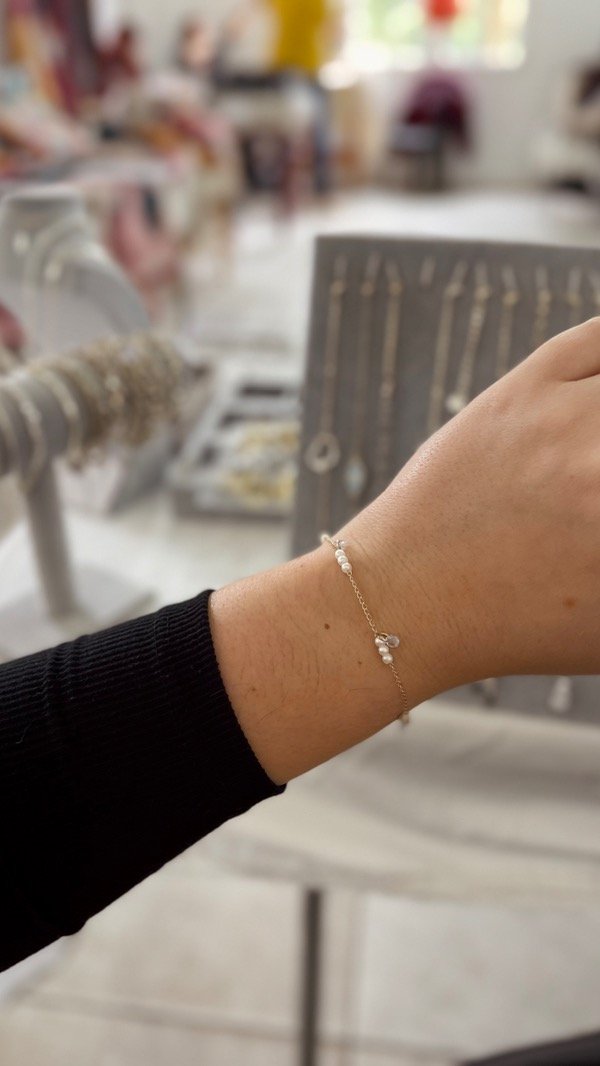 Producto - Pulsera perla y strass
