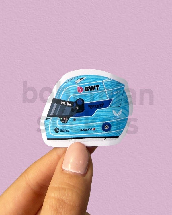 Producto - CASCO PIERRE GASLY - Sticker Individual de Formula 1