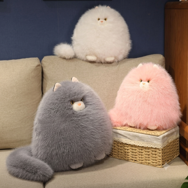 Producto - PELUCHE DE GATO ESPONJOSO 40CM