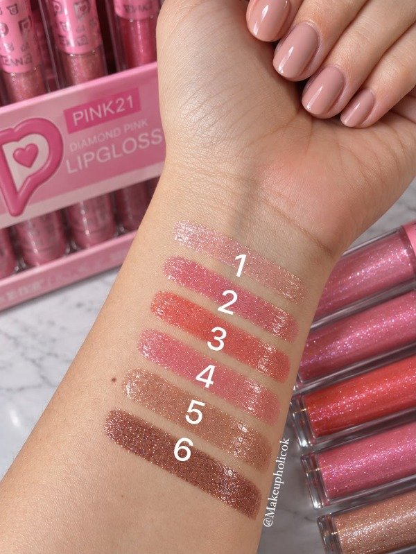 Producto - LIPGLOSS DIAMOND PINK - PINK 21 - CAJA DE 24 UNIDADES - 1