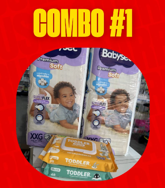 Producto - COMBO 1 - 2 BABYSEC HIPERPACK ULTRA SOFT + 2 T. HUMEDAS TODDLER
