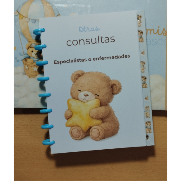 Producto - Contame Mis Primeros Pasos En El Pediatra - Celeste - 3 al cubo - 9