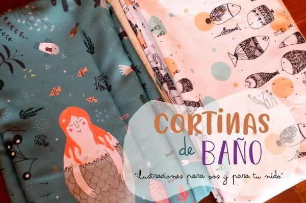 Producto - Cortina de baño Sirenas PREVENTA! - 1