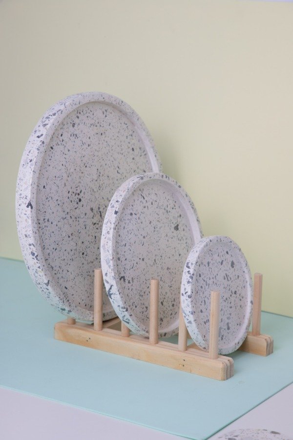 Producto - Plato - Posavasos - Tabla - Bandeja circular con borde - A PEDIDO