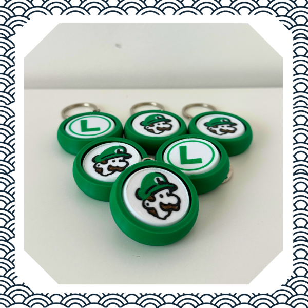 Producto - Llavero Spinner Luigi - Fidget Gamer