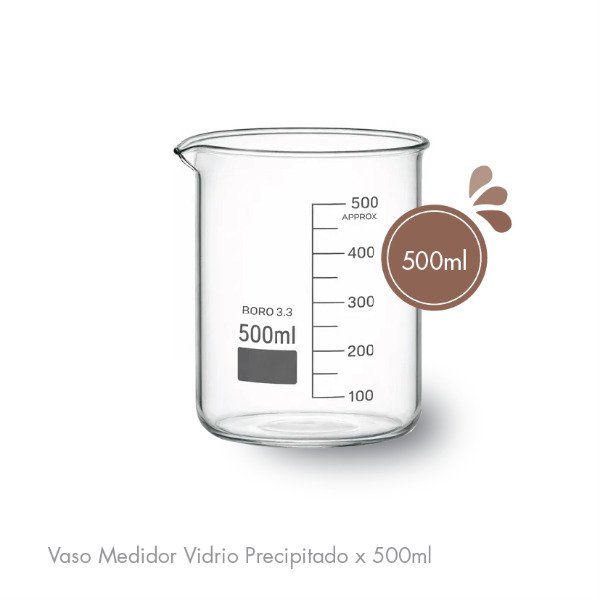 Producto - Vaso Medidor Vidrio Precipitado 500ml