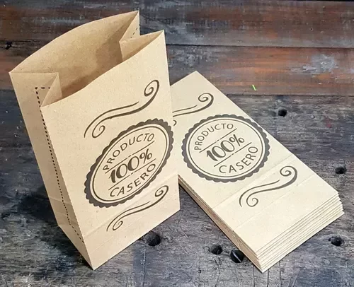 Producto - BOLSA PAPEL FRASE  12,5X24X5CM X10