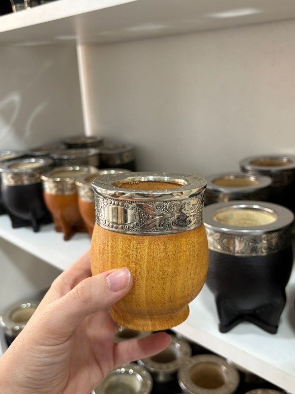Producto - Mate Mini Imperial Algarrobo Cincelado