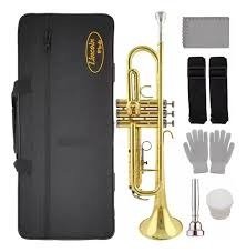Producto - LINCOLN Trompeta Bb dorada con estuche LWTR1401