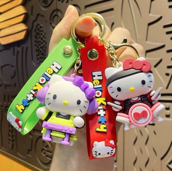 Producto - Llaveros Hello Kitty Rockstar