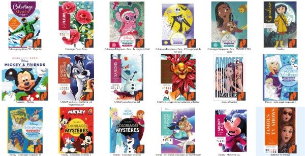 Producto - Pack x173 libros pintar por números disney y mas - 4