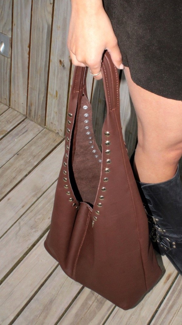 Producto - Cartera Cuero Verona Marrón