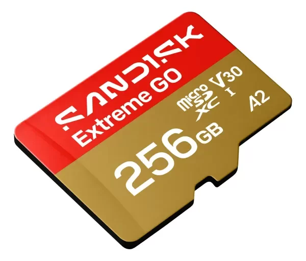 Producto - Microsd Sandisk Extreme Go 256gb 240mb 4k Drone Gopro A2 V30