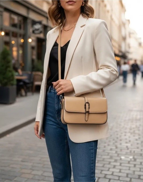 Producto - Cartera Múnich - Línea Premium - Beige