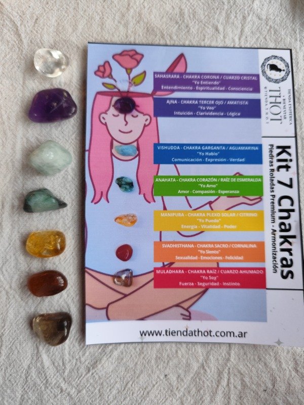 Producto - KIT CRISTALES 7 CHAKRAS PREMIUM