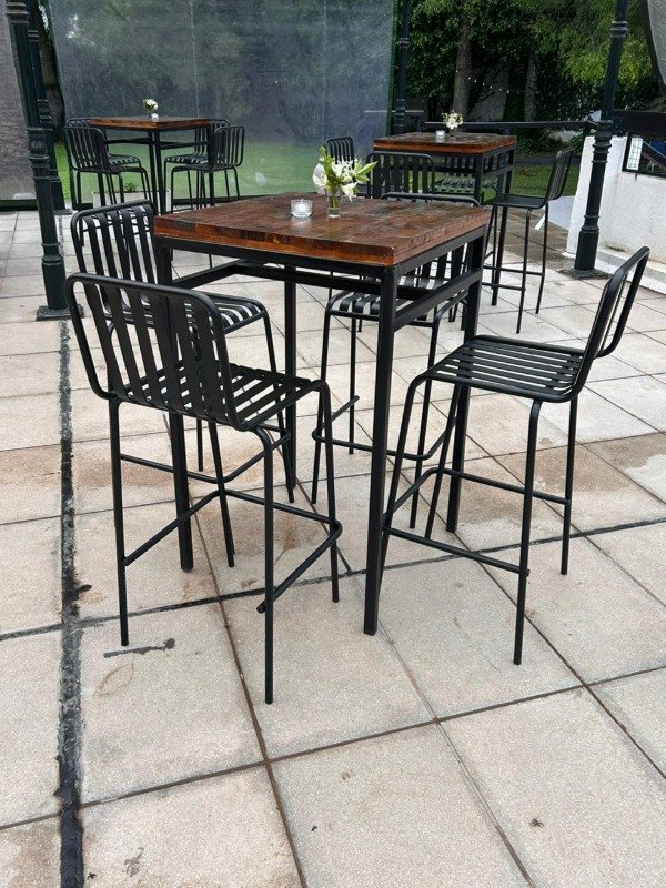 Producto - Mesa Alta con Respaldos