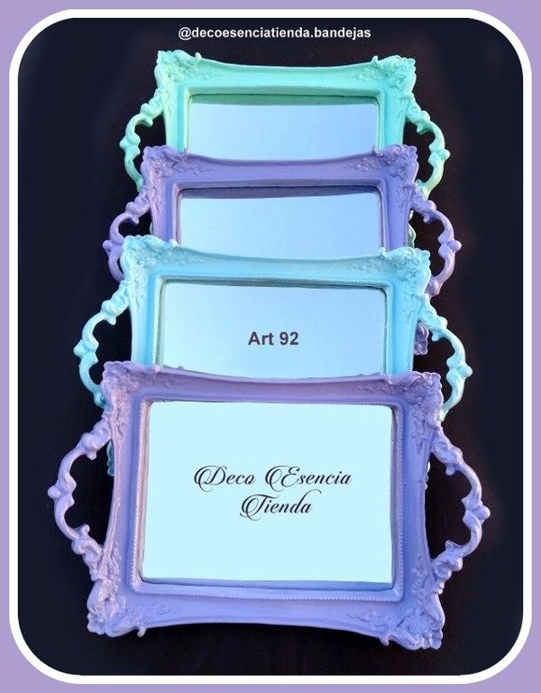 Producto - Art 92 - Bandeja Rectangular con Asas