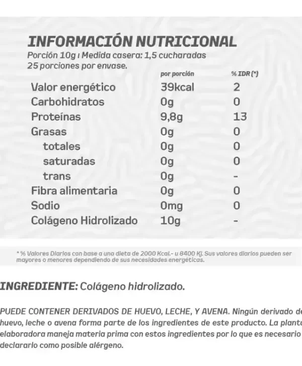 Producto - Colageno Hidrolizado Beauty GRANGER FOODS - 250gr - 2