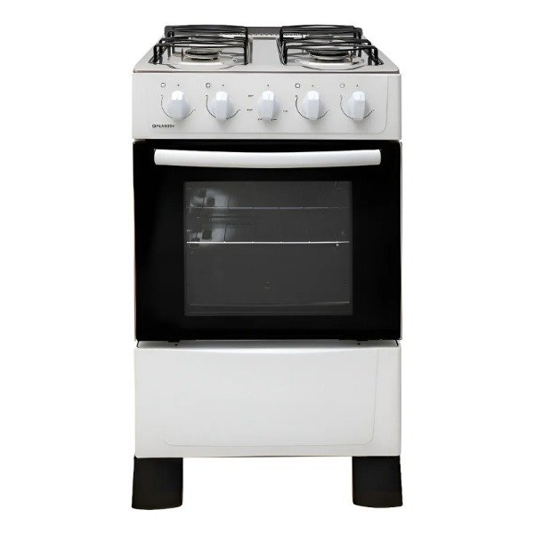Producto - Cocina Multigas 50cm Peabody 4266 Blanca Con Mesada De Acero Color Blanco