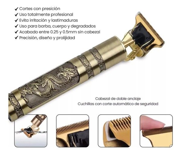 Producto - Maquina De Cortar Pelo Afeitadora Patillera Vintage Dragon