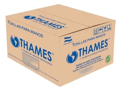Producto - Toalla Intercalada Blanca Thames 20x24cm x2500u