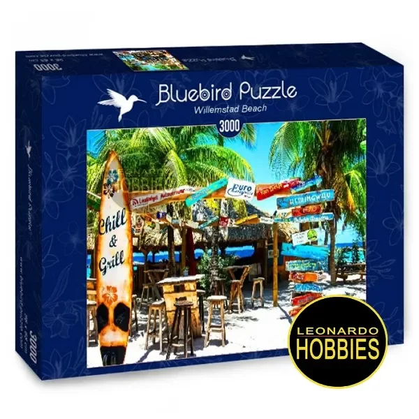 Producto - Playa de Willemstad 3000 Piezas Bluebird 70016