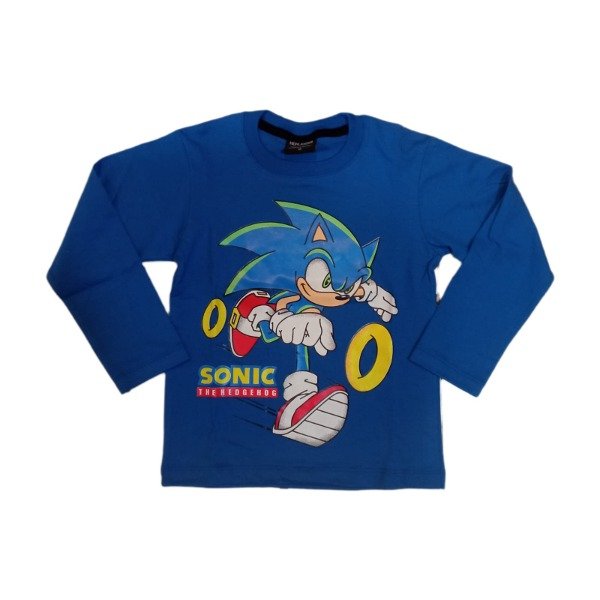 Producto - Remera Sonic Niños Manga Larga Algodón Peinado Premium (SONICREÑML1)