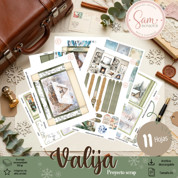 Producto - Kit imprimible: Valija de invierno - 0
