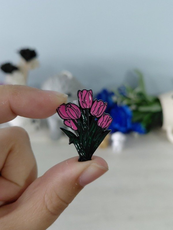 Producto - Pin metalizado - Flores #1501