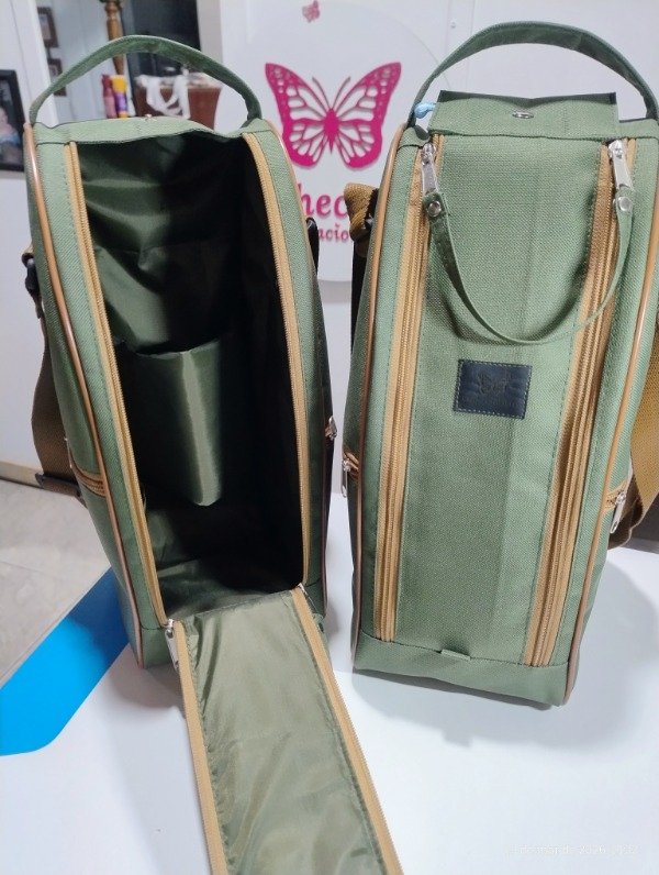 Producto - Bolso Matero Vertical militar/beige