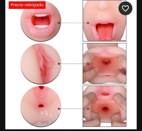 Producto - Masturbador cara/ boca/ vagina