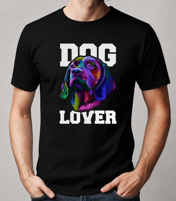 Producto - Remeras Negras Unisex Dog Lovers - 1