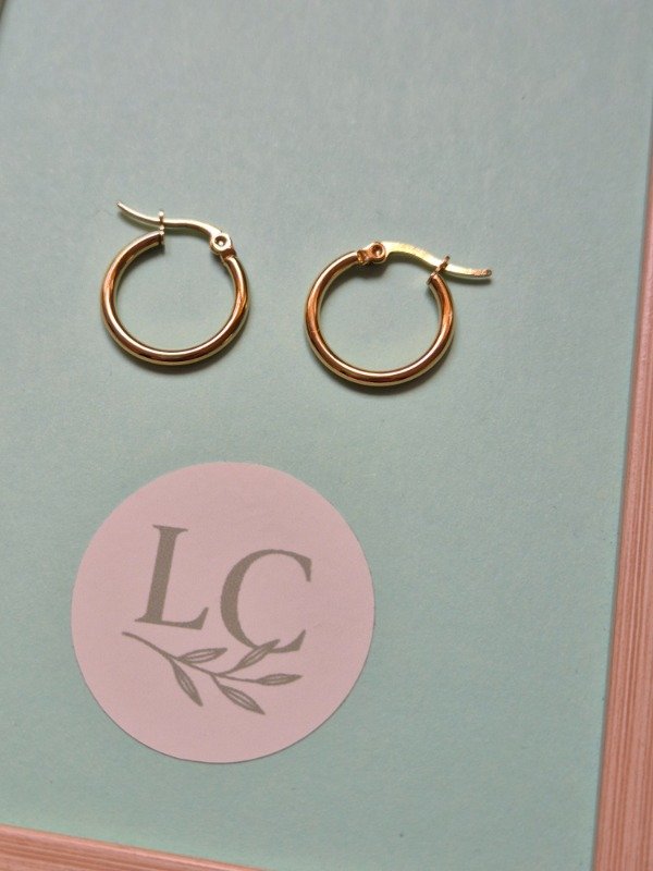 Producto - Argolla marinera dorada 20mm