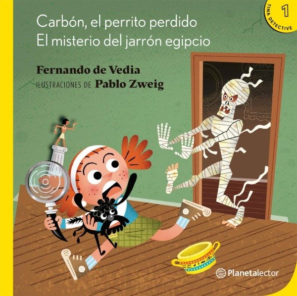 Producto - CARBON EL PERRITO PERDIDO - EL MISTERIO DEL JARRON EGIPCIO - FERNANDO DE VEDIA