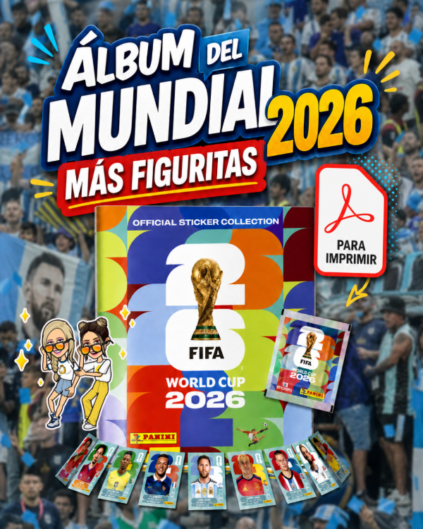 Producto - ÁLBUM DEL MUNDIAL 2026 más FIGURITAS