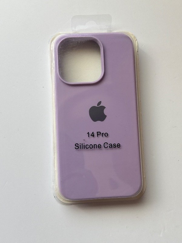 Producto - Silicone case lila iphone 14 pro