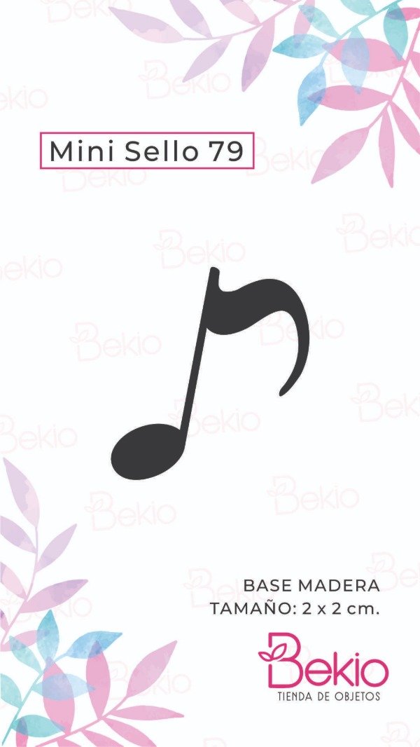 Producto - Mini Sello 79 - Nota Musical