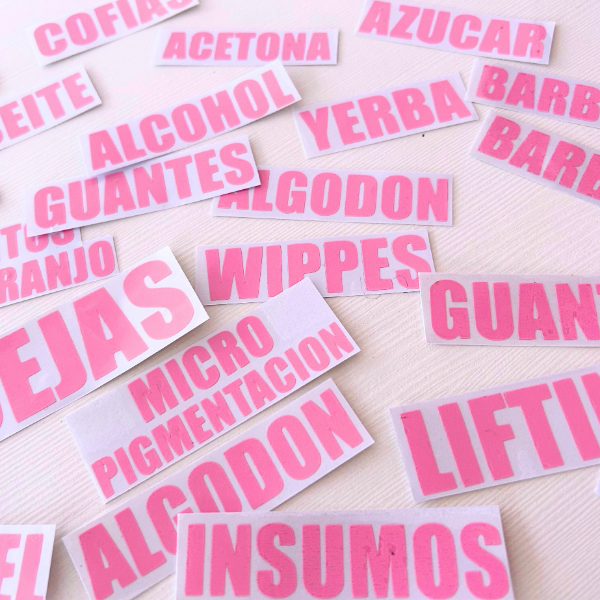 Producto - PALABRAS VINILO AUTOADHESIVO