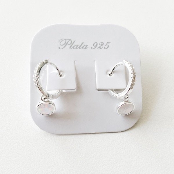 Producto - Argollas Cubics Opalina