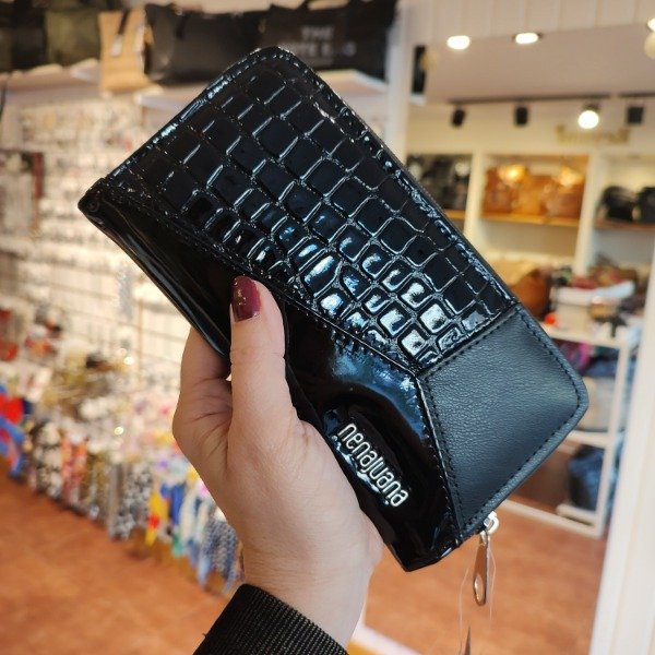 Producto - Billetera NENA JUANA Negro crocco