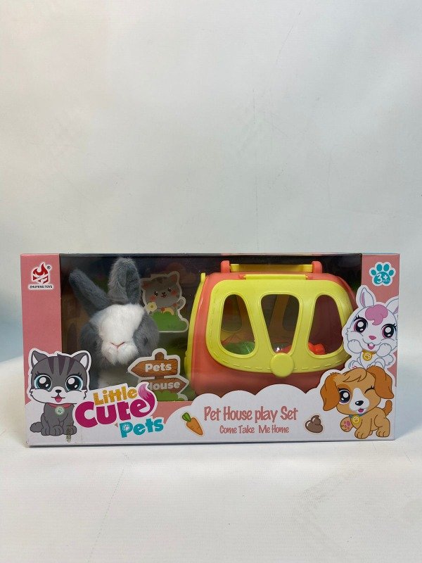 Producto - little cute pet house play set peluche con valijita MASCOTA 2