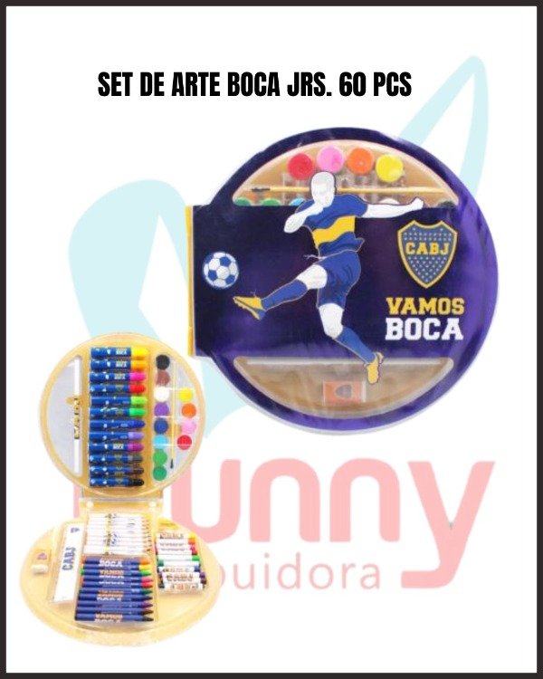 Producto - SET DE ARTE BOCA JRS. 60 PCS BO603