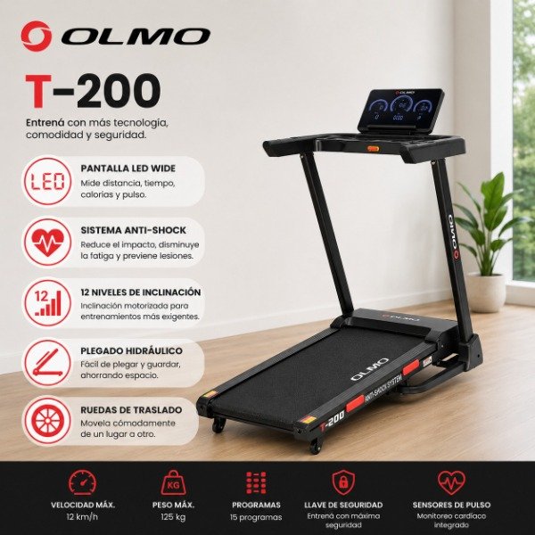 Producto - CINTA CAMINADORA FIT T-200