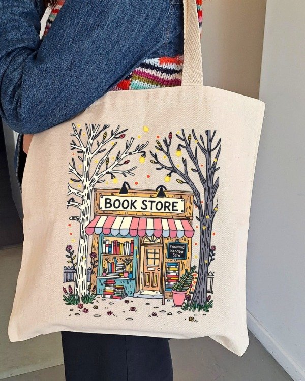 Producto - Tote bag "Bookstores" Small Town Bookstore