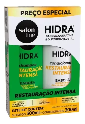 Producto - HIDRA KIT SHAMPOO + ACONDICIONADOR BABOSA 2x300ML