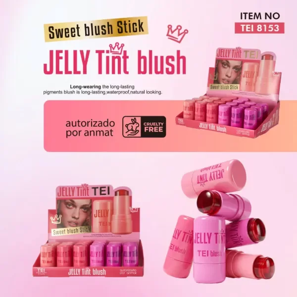 Producto - RUBOR JELLY TINT - TEI - CAJA DE 24 UNIDADES